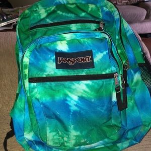 Tie-Dye Jan-sport Big Student (5 compt) Backpack
